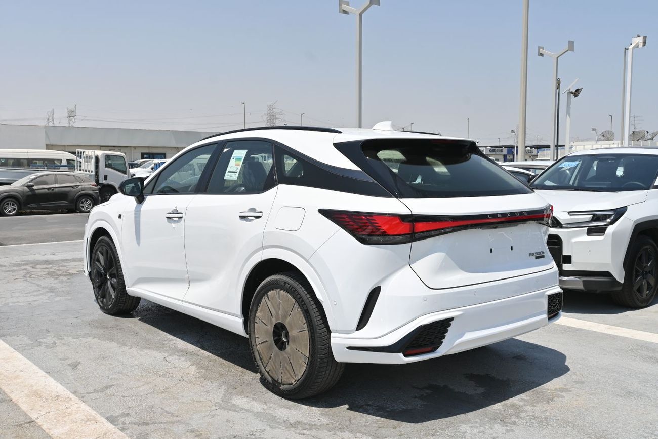 لكزس RX 500h F SPORT PERFORMANCE Lexus RX500h F-Sport 2.4L Turbo + Hybrid, AWD Model 2025 Color White