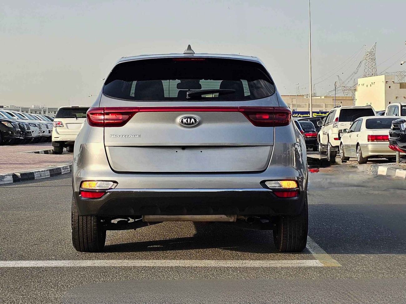 كيا سبورتيج LX AWD/ LEATHER/ DVD CAMERA/ ORG AIRBAG/ LOW MILEAGE/ 682 Monthly/ LOT# 38338