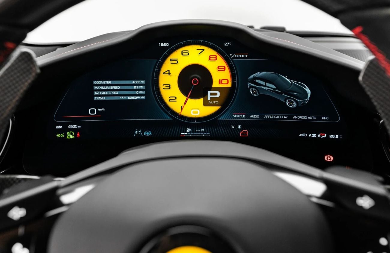 Ferrari Purosangue 6.5L V-12 Naturally Aspirated Engine