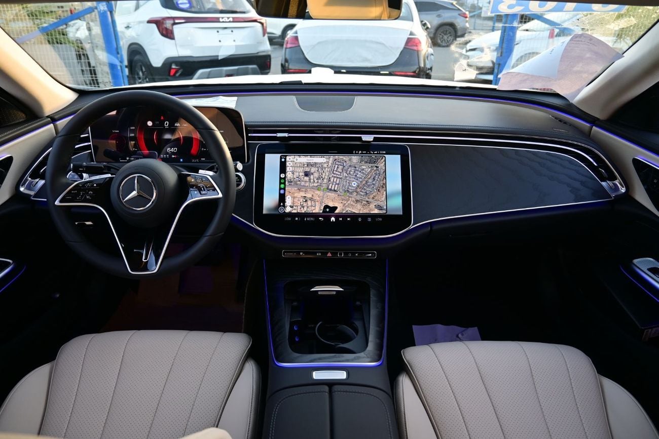 مرسيدس بنز E200 STD Mercedes-Benz E200 2.0L Turbo + Mild Hybrid Color Black Model 2025