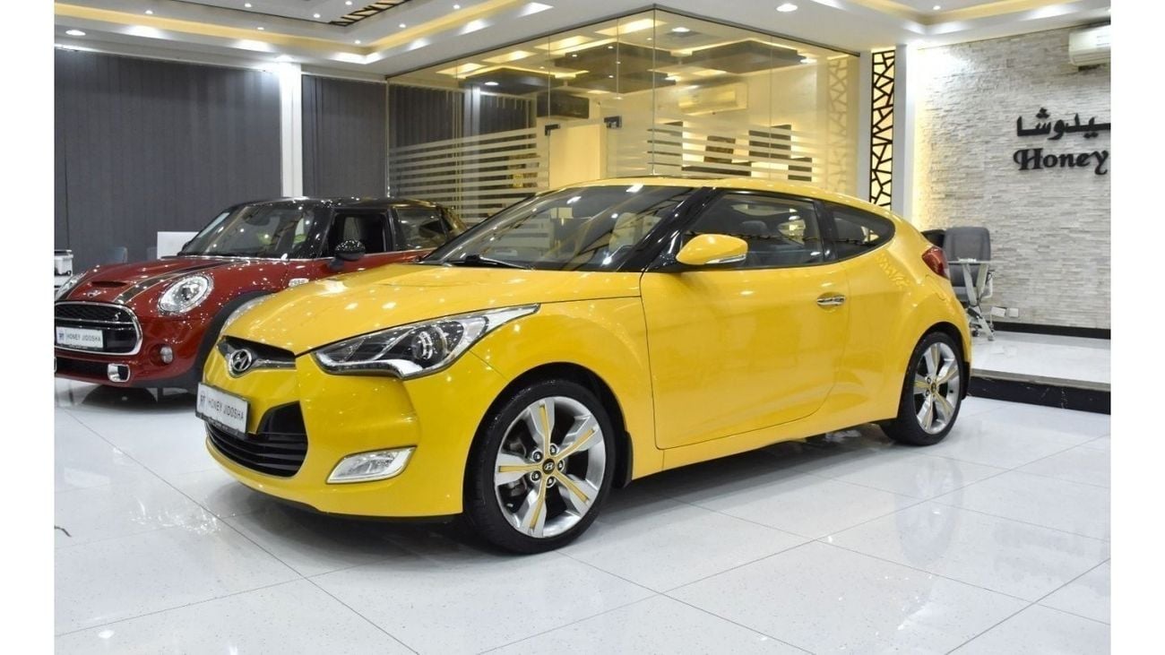 Hyundai Veloster EXCELLENT DEAL for our Hyundai Veloster ( 2015 Model ) in Yellow Color GCC Specs