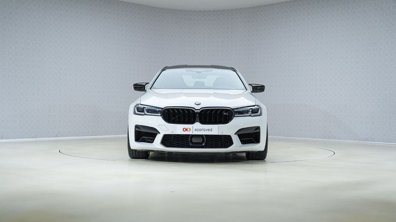 BMW M5 Competition 4.4L (625 HP) | AED 6,004 PM | Warranty Nov 2026 | GCC