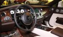 Rolls-Royce Wraith Original Color:  Brown | Silver  ( car with White Vinyl Sticker )