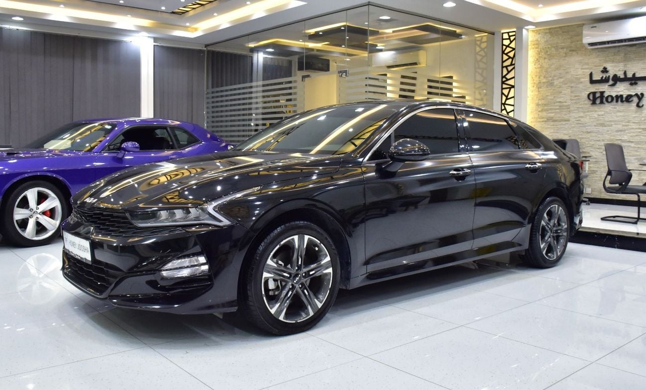 Kia K5 EXCELLENT DEAL for our KIA K5 ( 2023 Model ) in Black Color GCC Specs