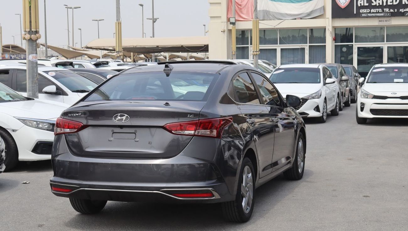 Hyundai Accent GLS 1.6L (138 HP) Sedan Hyundai Accent GCC 2022- in excellent condition with a1.6L engine, mileage 8