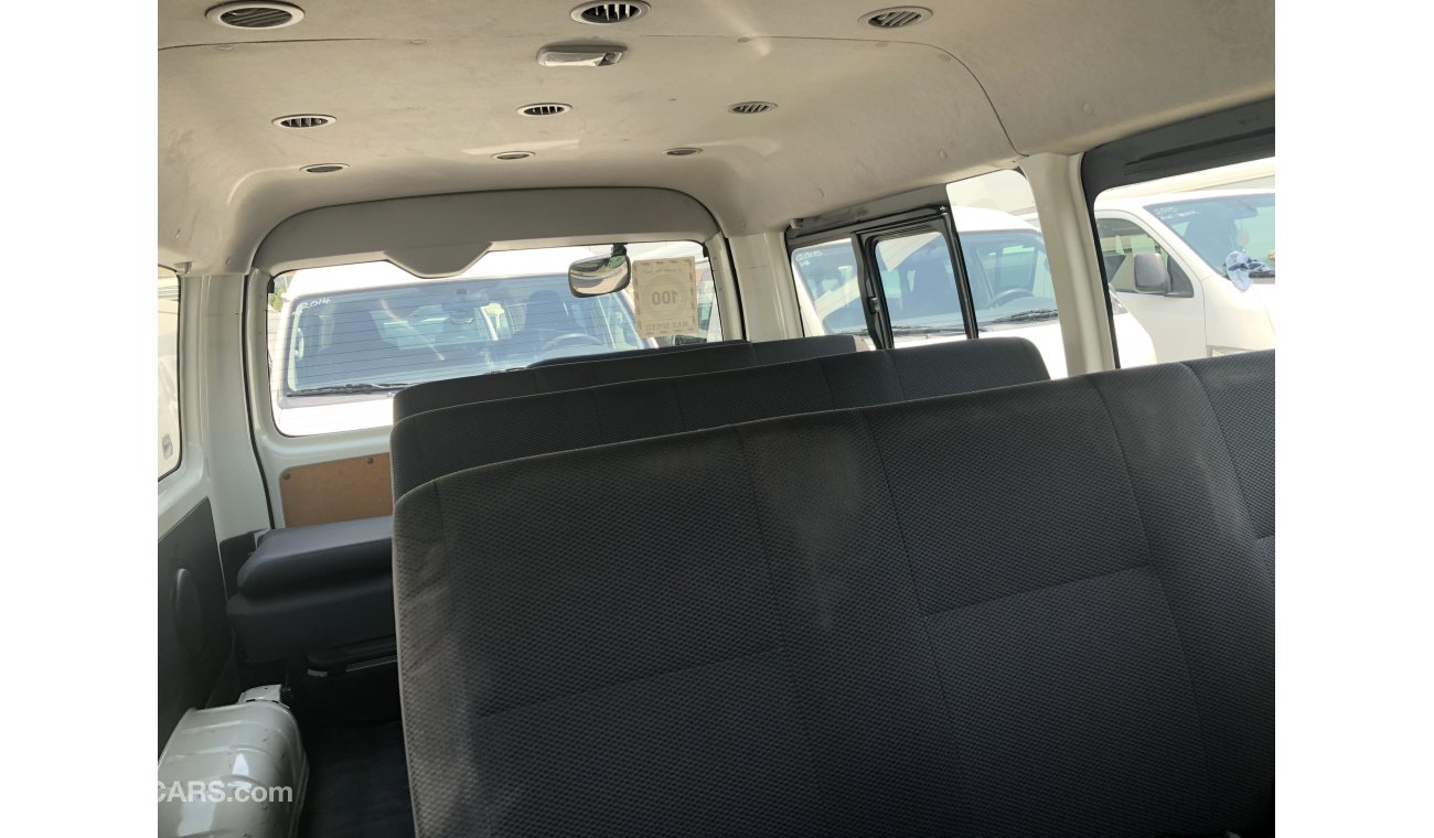 تويوتا هاياس Toyota Hiace midroof 15 seater,model:2015. free of accident