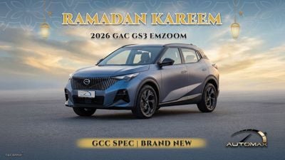 GAC GS3 Emzoom GB 1.5T 2026 GCC 0Km With 5 Years Or 150,000 Km Warranty @Official Dealer