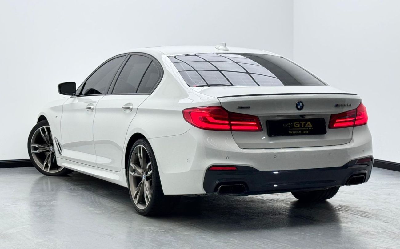 BMW M550i Std 4.4L 2018 BMW 550i xDrive M-Sport, Oct 2027 BMW Service Contract, BMW Service History, GCC