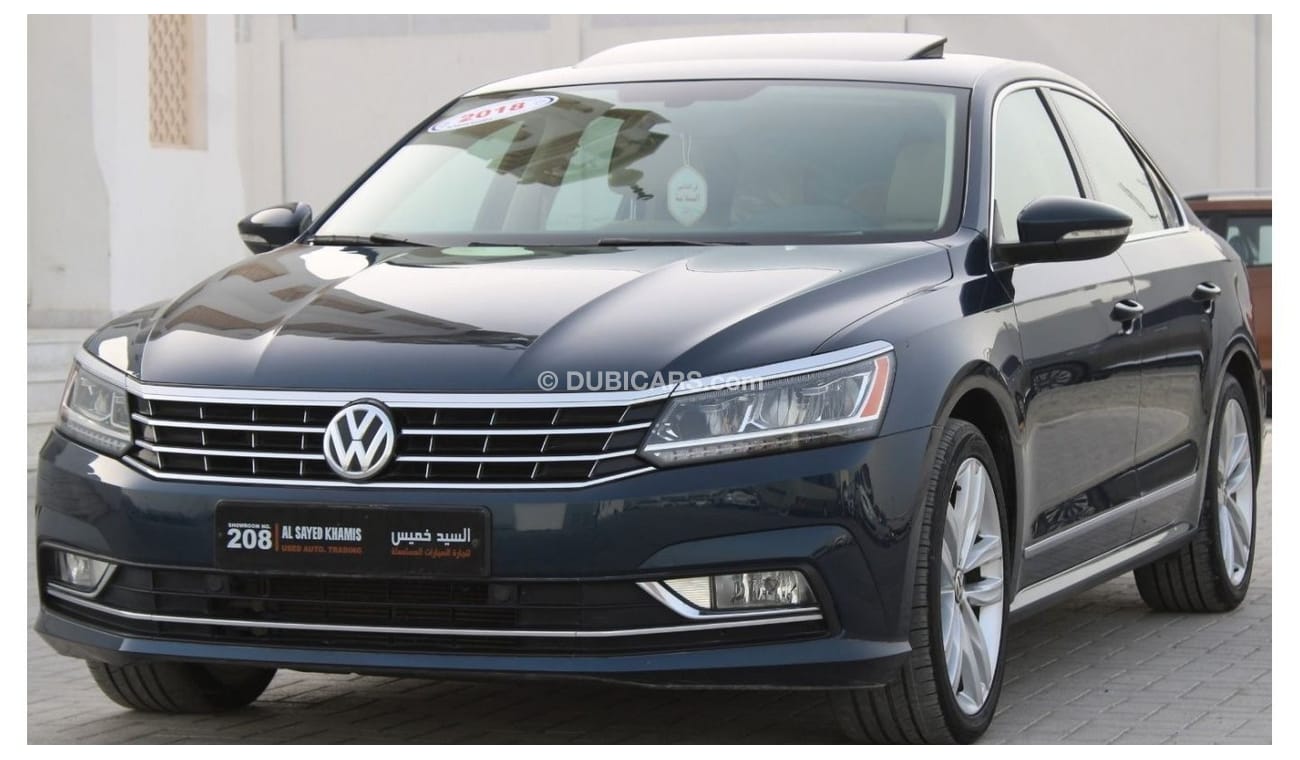 فولكس واجن باسات SE SE فولكسفاجن باسات 2018 خليجي بحالة ممتازة فل أوبشن بدون حوادث