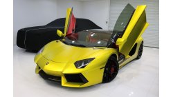 Lamborghini Aventador 2015, 28,000KM, GCC Specs, *Original Silver Color* Warranty Until Aug 2021,