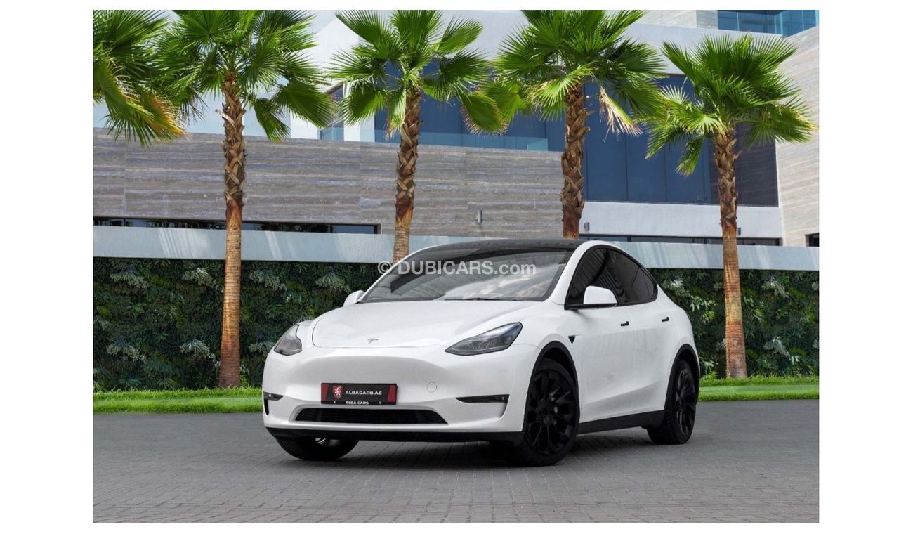 Used Tesla Model Y Long Range 3,682 P.M 0 Downpayment White on