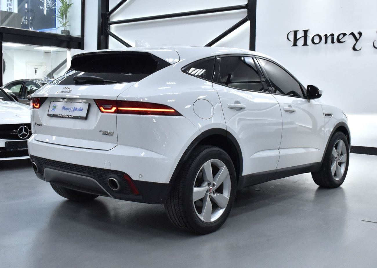 Jaguar E Pace EXCELLENT DEAL for our Jaguar E-Pace P200 AWD ( 2019 Model ) in White Color GCC Specs