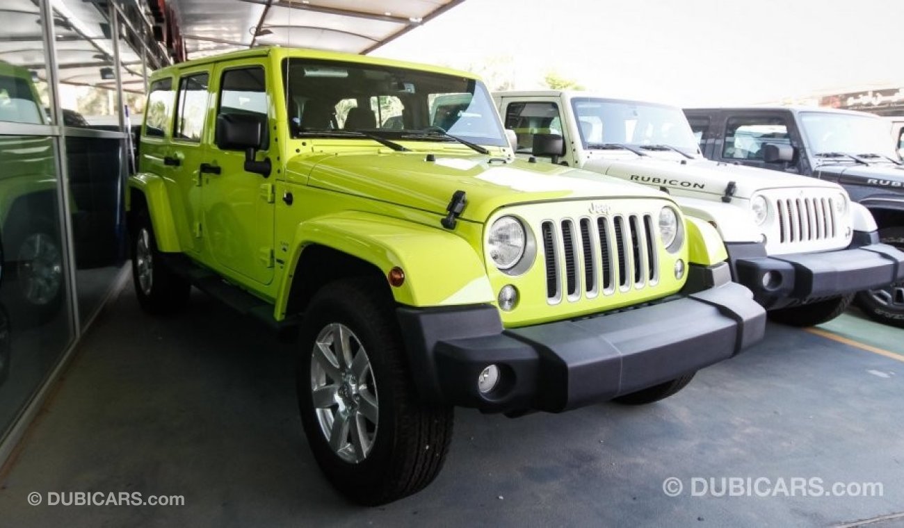 Jeep Wrangler Brand New 2016  SAHARA UNLIMITED 3.6L V6 GCC With 3 Yrs/60000 km AT the Dealer (Last Unit)