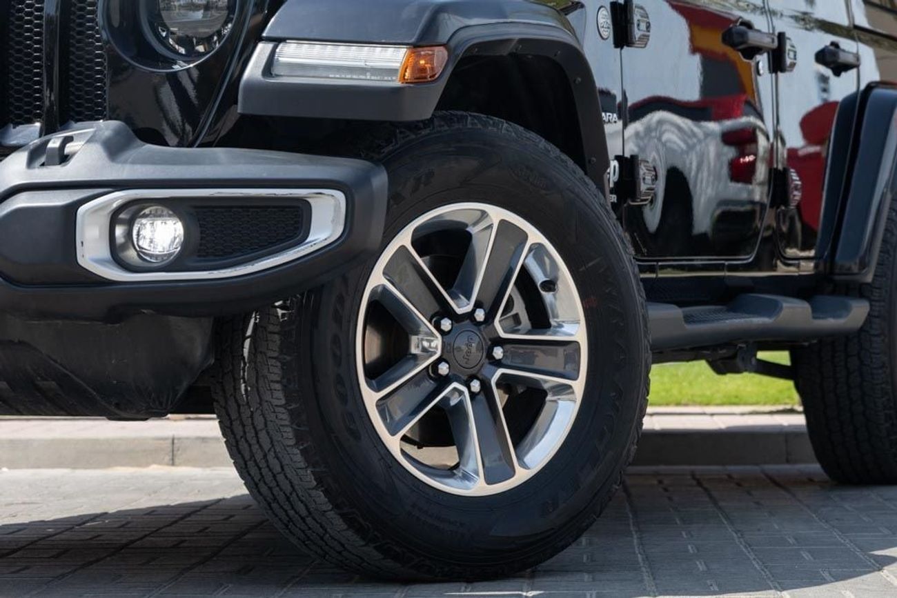 Jeep Wrangler Unlimited Sahara 3.6L Jeep Wrangler Unlimited Sahara 2023 GCC under Agency Warranty with Flexible Do