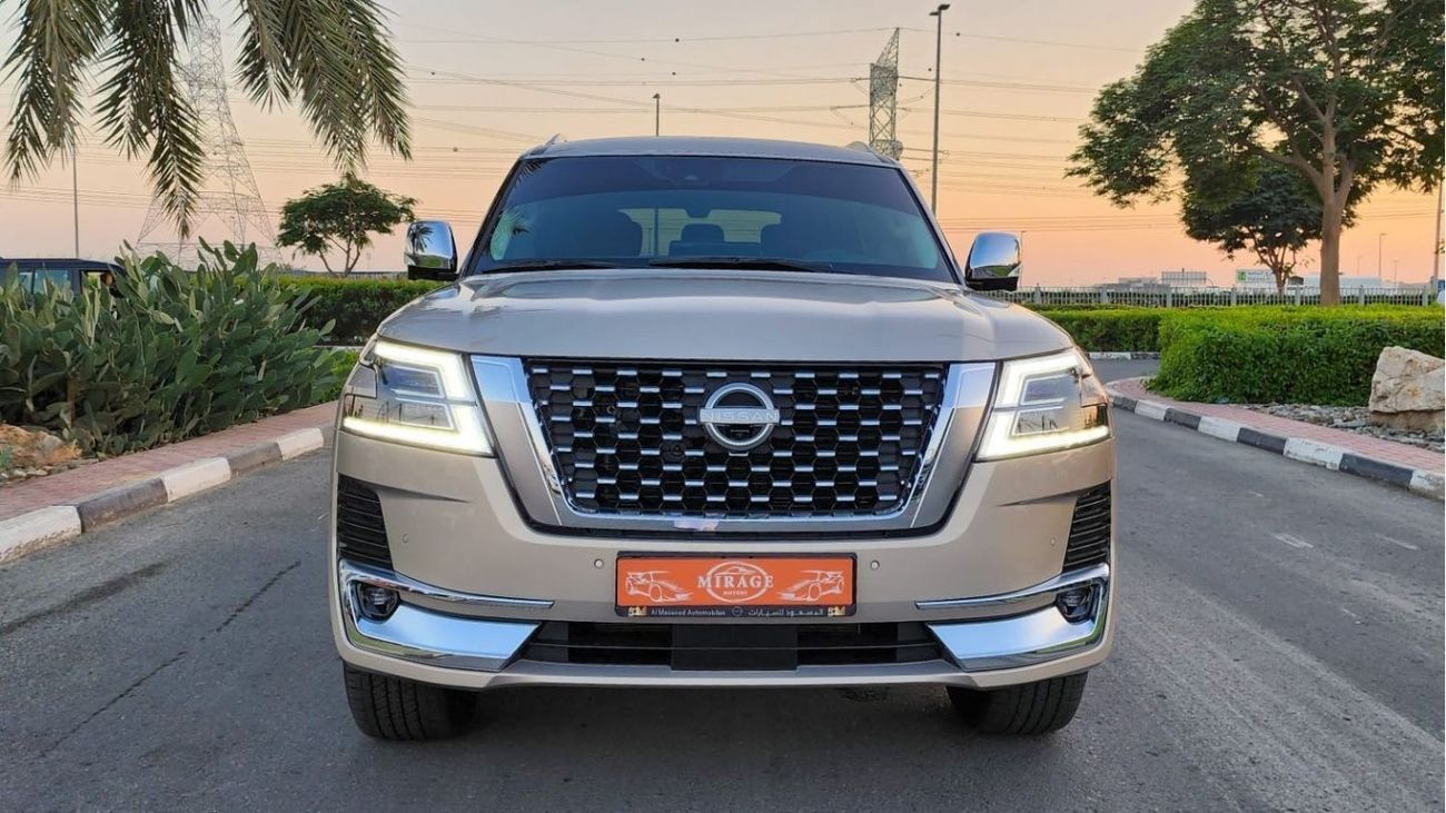 نيسان باترول LE Platinum / V 8 / GCC Specs / Single Owner / Under Warranty