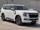 نيسان باترول LE بلاتينيوم سيتي (الخارج: أبيض لؤلؤي، الداخل: عنابي)