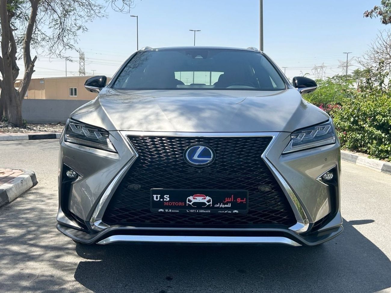 Lexus RX450h F Sport 3.5L Hybrid 2017 GCC AL FUTTAIM LOW MILEAGE SINGLE OWNER IN MINT CONDITION