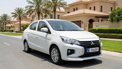 Mitsubishi Attrage GLX MID 2022 | AED 350/Month | 0 DP | 30 Day Return | Warranty | Service History
