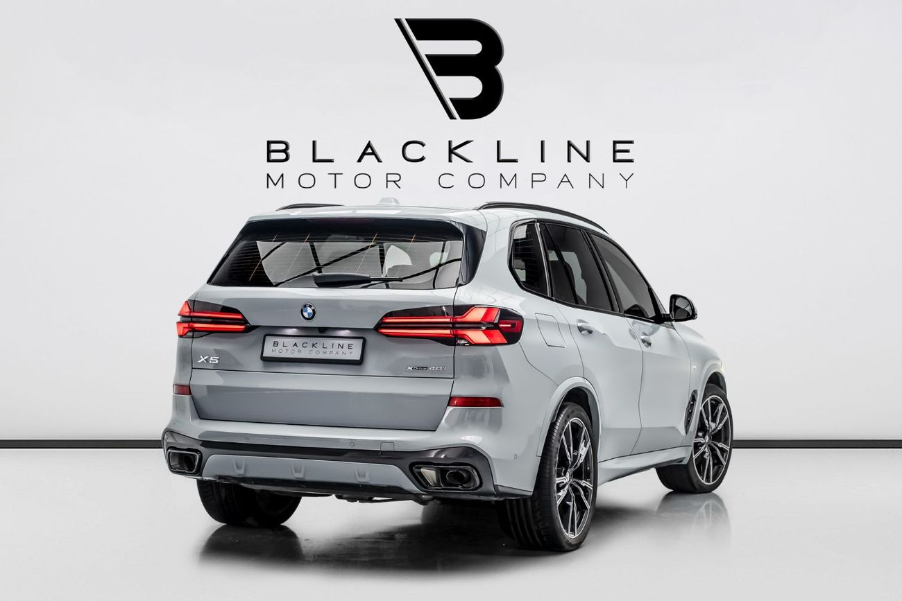 BMW X5 40i M Sport 3.0L 2024 BMW X5 xDrive40i M Sport Pro, January 2029 BMW Warranty + Service Contract, Lo