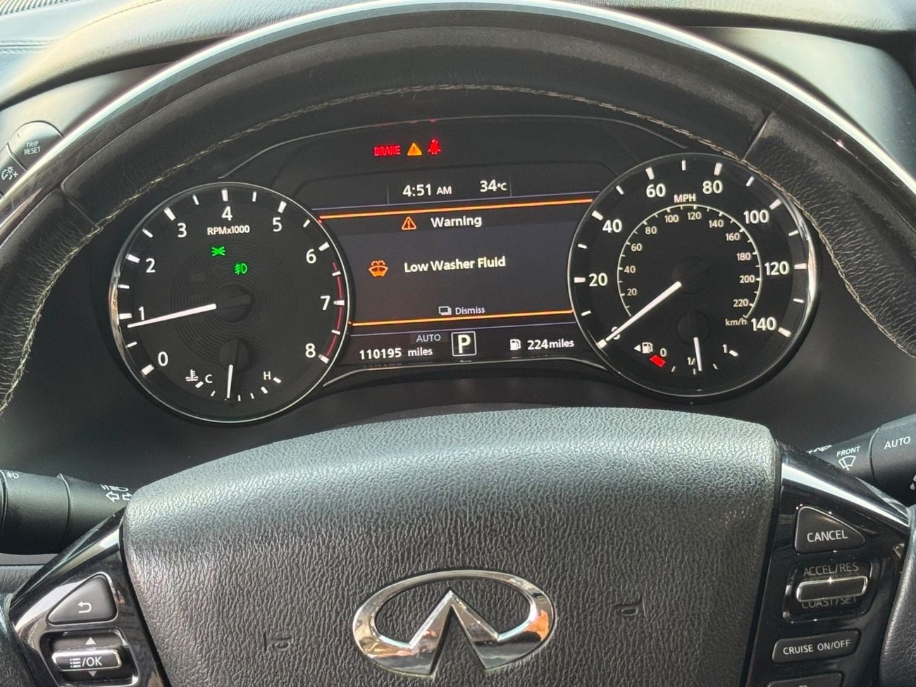 إنفينيتي QX80 LUXE SENSORY PROACTIVE 4X4 / FULL OPTION / RADAR / 360 CAMERA / IN PERFECT CONDITION