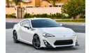 Toyota 86 Under Agency Warranty! - 2016 - AED 1,253 P.M. AT 0% DOWNPAYMENT THROUGH BANK FINANCE