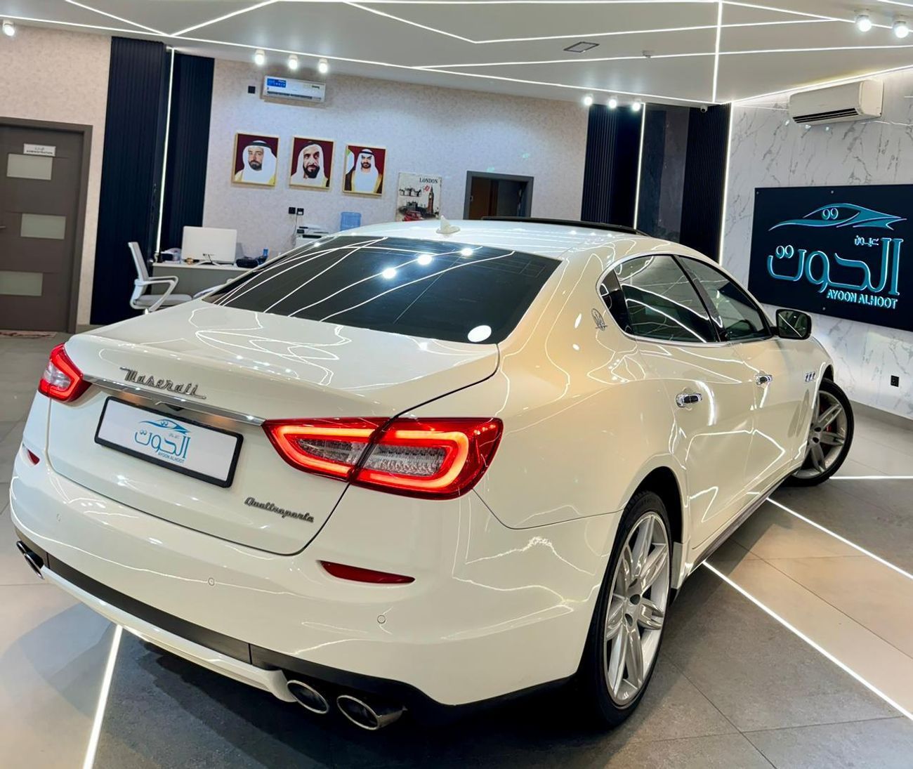 مازيراتي كواتروبورتي S Q4 3.0L (530 HP) SPECIAL MASERATI QUATTROPORTE S V6 ENGINE || GCC SPECS || ACCIDENT FREE || TOP OF