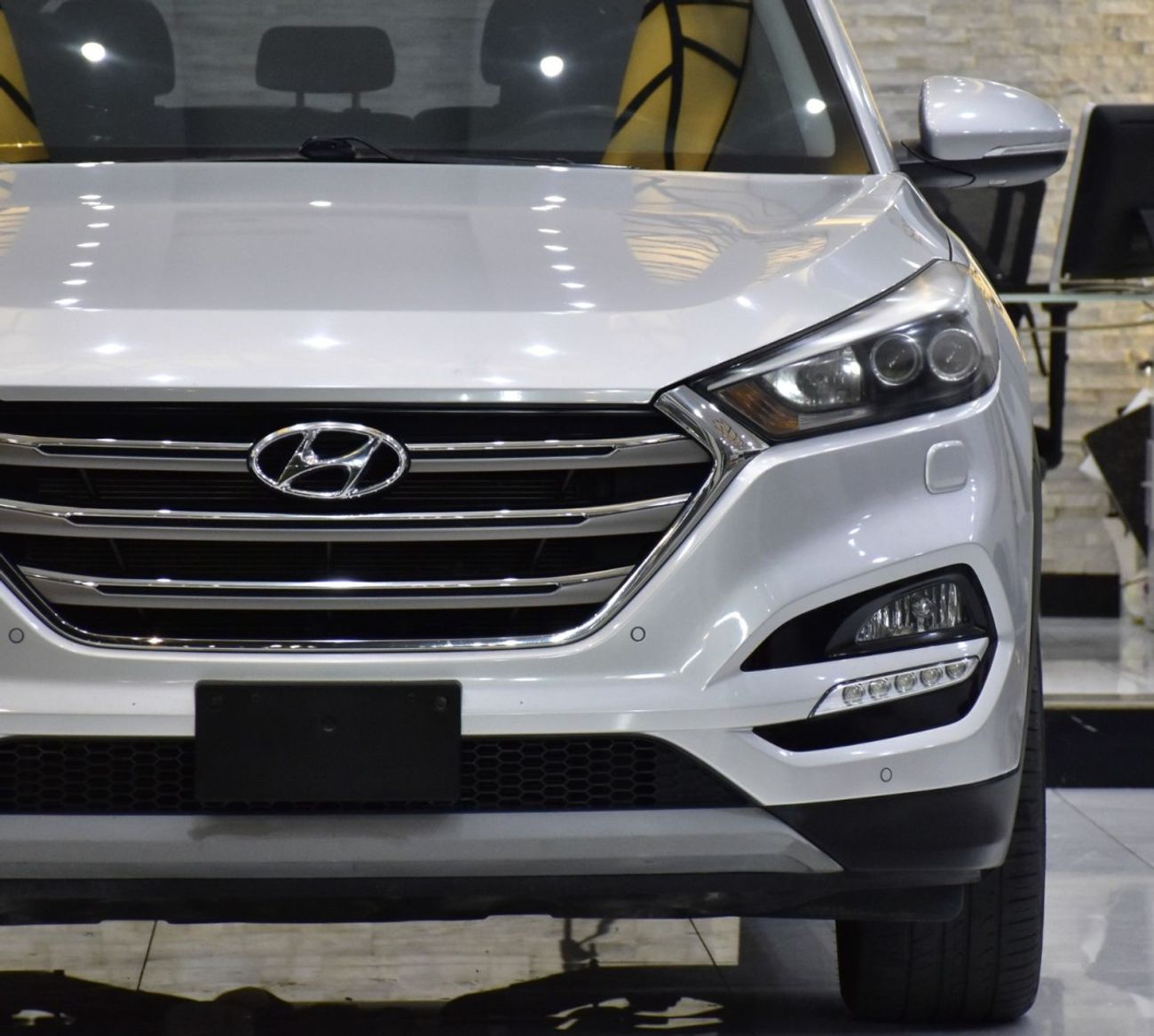 Hyundai Tucson EXCELLENT DEAL for our Hyundai Tucson 4WD ( 2018 Model ) in Silver Color GCC Specs