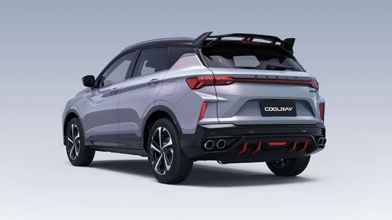 Geely Coolray exterior - Rear Right Angled