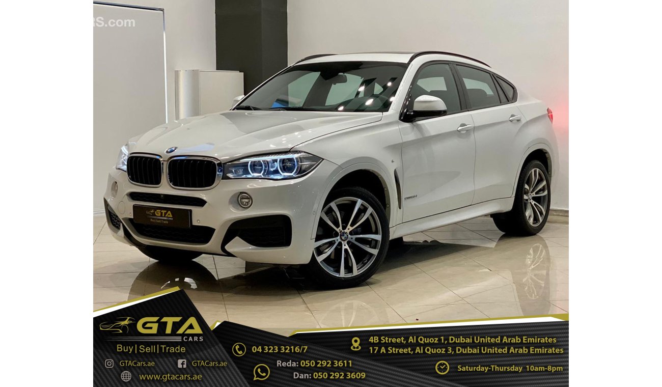 بي أم دبليو X6 2016 BMW X6 xDrive35i M Sport, May 2022 BMW Warranty, Full BMW Service History, Fully Loaded, GCC