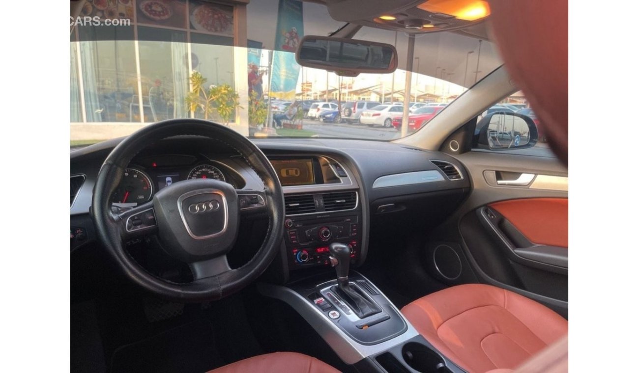 Audi A4 Model 2009 Gulf 6 cylinders Full Option Sunroof 6 cylinders Automatic transmission Kilo meter 137000