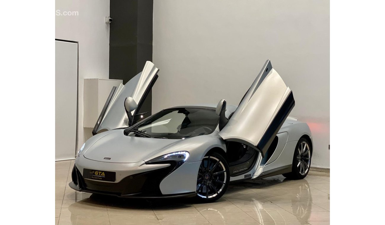 مكلارين 650S 2015 McLaren 650S Spider MSO, Full Service History, Al Habtoor Warranty 05/2021, GCC