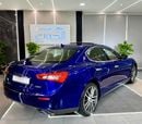 Maserati Ghibli S 3.0L AMAZING BLUE COLOR SQ4 V6 || GCC || FREE ACCIDENT || HIGHEST CATEGORY || LOW MILEAGE