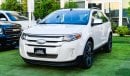 Ford Edge Ford Edge model 2014 white Gulf color No. 2 cruise control, alloy wheels screen sensors, rear wing,