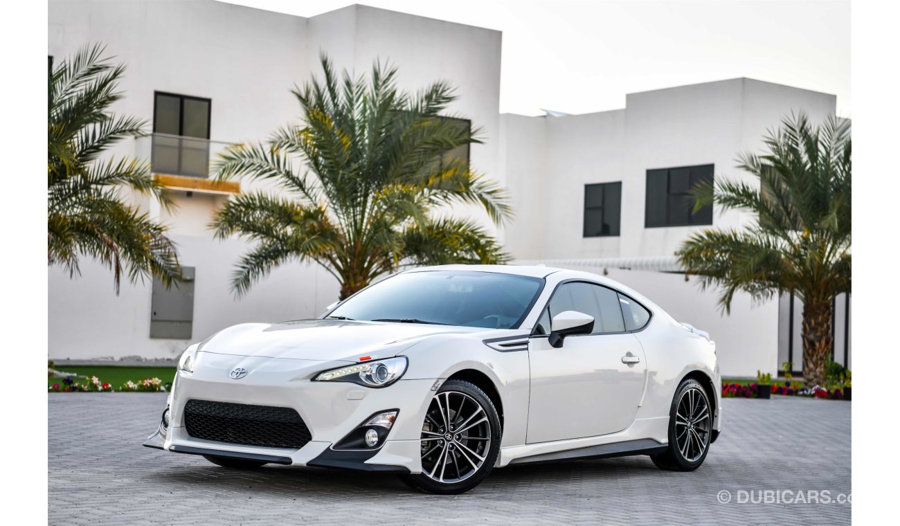 Toyota 86 Under Agency Warranty! - 2016 - AED 1,253 P.M. AT 0% DOWNPAYMENT THROUGH BANK FINANCE