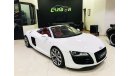 Audi R8 V10 CABRIOLET- GCC - 2012 - ONE YEAR WARRANTY