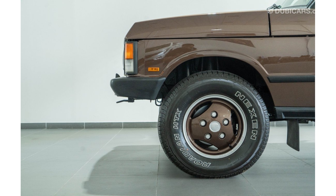 لاند روفر رانج روفر فوج إس إي سوبرتشارج 1988 Range Rover Vogue SE 3.5L V8 Fuel Injection / British Motor Industry Heritage Trust Certified M