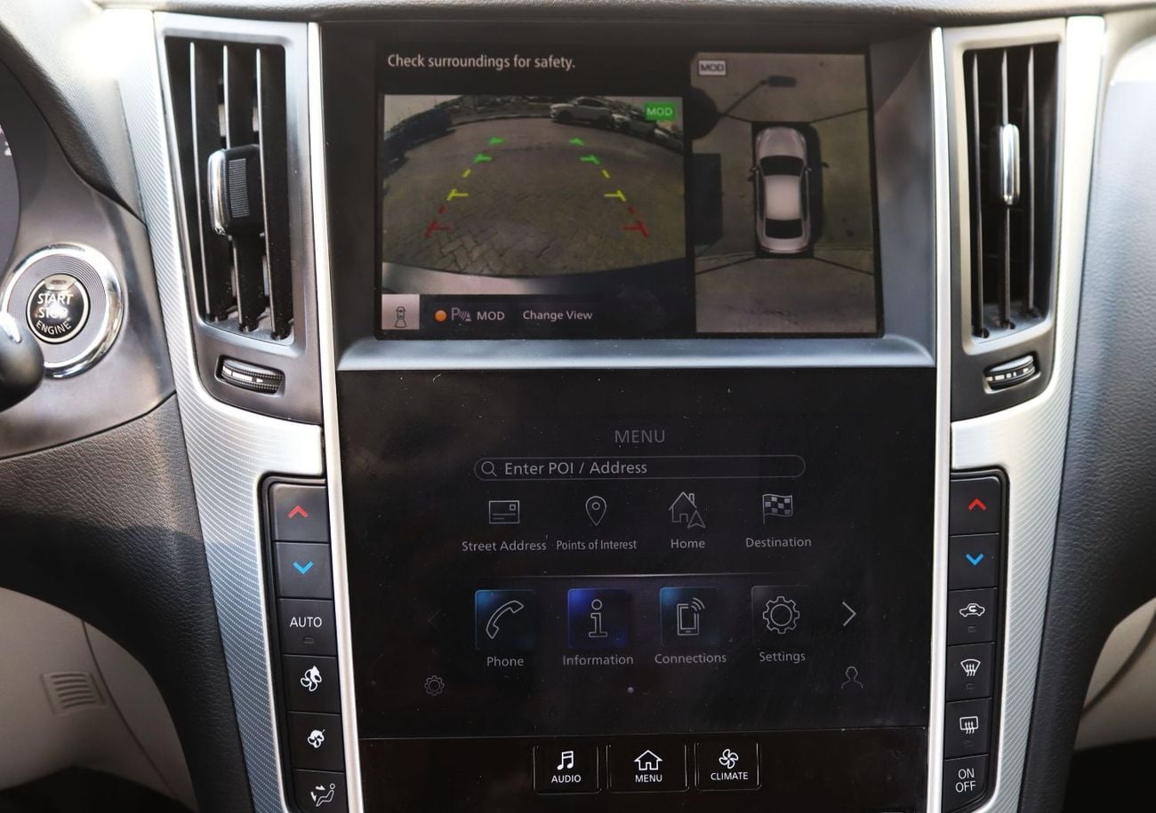 Infiniti Q50 Luxe 3.0L Infiniti Q50 - 2021  - GCC- Full Option - Accident-Free - 6(V) - 3.0L - Excellent Conditio