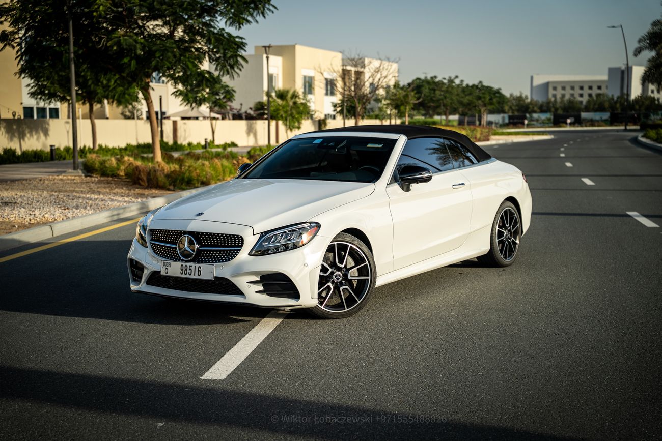 مرسيدس بنز C 300 كوبيه CONVERTIBLE , original paint, AMG line , FULL