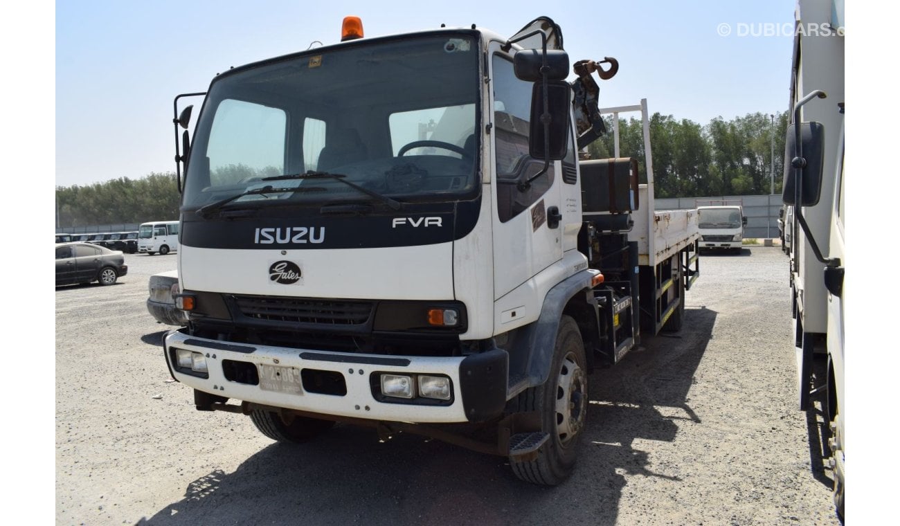 إيسوزو FVR Isuzu Fvr 10 ton pick up truck with crane,model:2008.Excellent condition