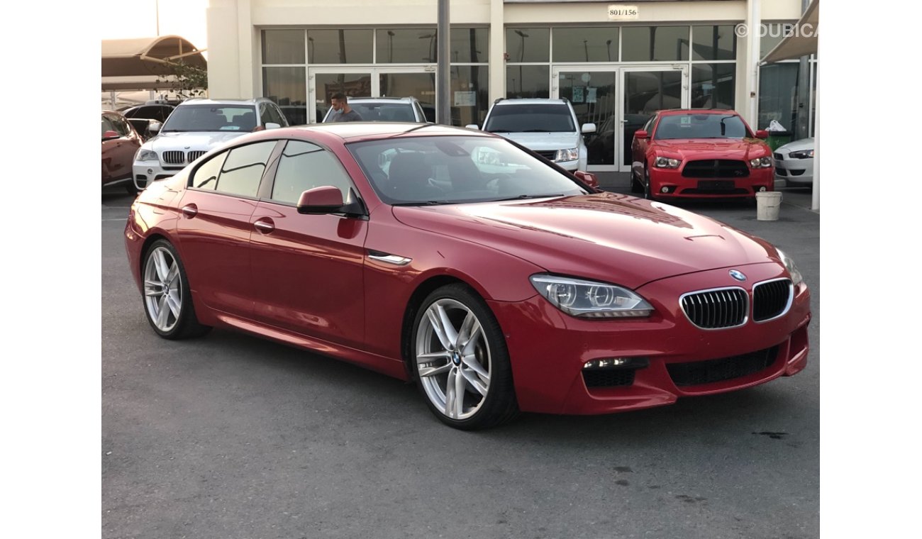 BMW 640i Bmw 640 model 2013 GCC car prefect condition full option low mileage panoramic roof leather seats ba