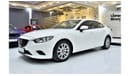Mazda 6 EXCELLENT DEAL for our Mazda 6 ( 2015 Model ) in White Color GCC Specs