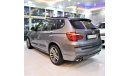 BMW X3 ORIGINAL PAINT ( صبغ وكاله ) AGENCY WARRANTY / SERVICE CONTRACT BMW X3 M-Kit 2016 Model!