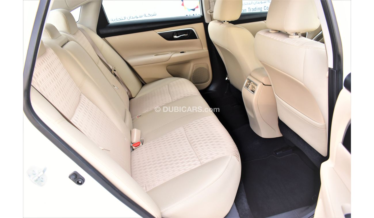 Nissan Altima | AED 1175 PM | 0% DP | 2.5L SV 2017 GCC DEALER WARRANTY