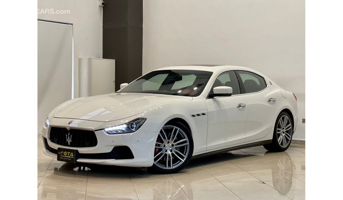 مازيراتي جيبلي 2015 Maserati Ghibli SQ4, Warranty, Service History, GCC