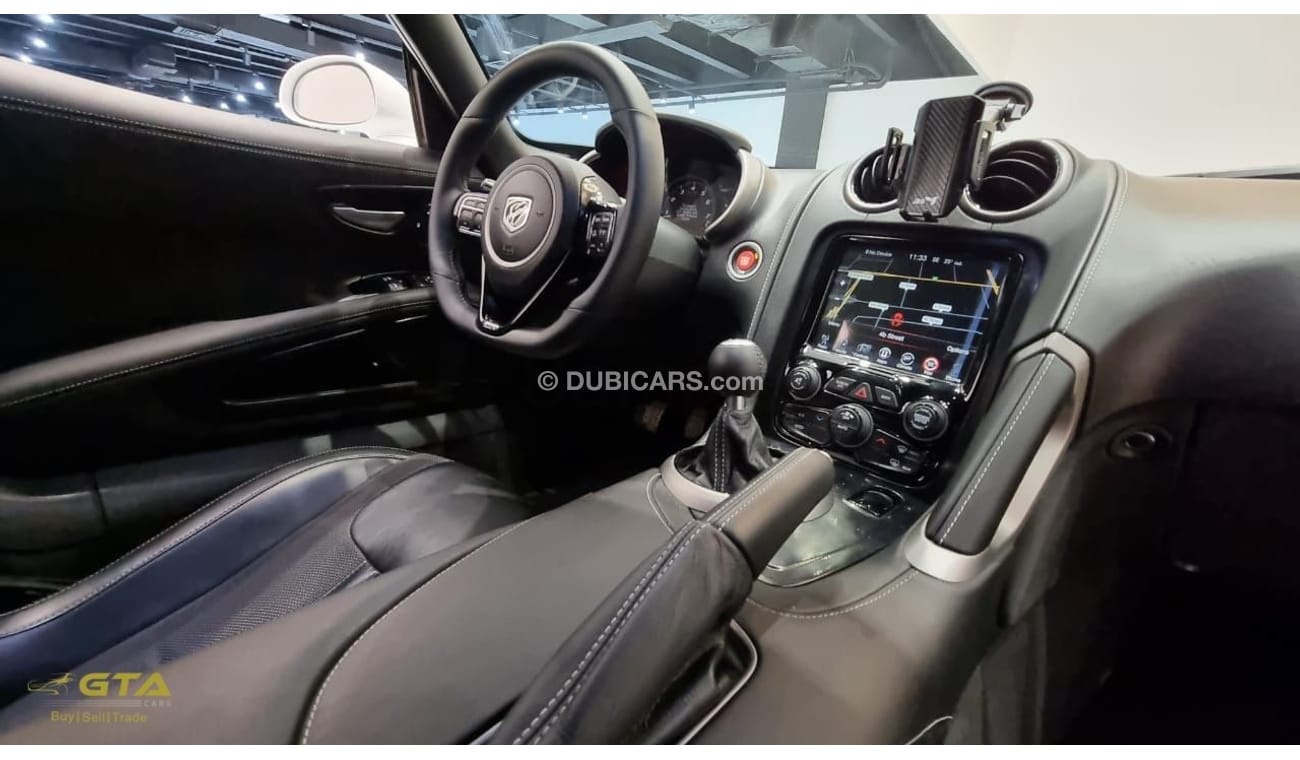 دودج فايبر 2017 Dodge Viper Luxury Sport 8.4L V-10, Warranty, Service Contract Dodge, GCC