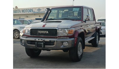 تويوتا لاند كروزر بيك آب 4.5L,V8,DIESEL,DOUBLE/CABIN,DIFF/LOCK,OVER FENDER,WINCH,PICKUP,POWER WINDOW,FULL OPTION,MT,2022MY