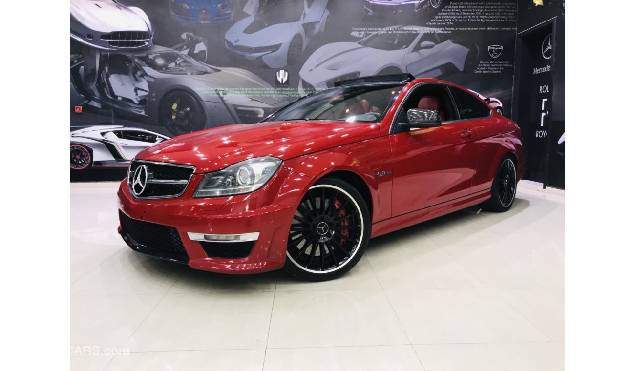 Mercedes-Benz C 63 Coupe 2012 - ONE YEAR WARRANTY - ( 1650 AED PER MONTH )