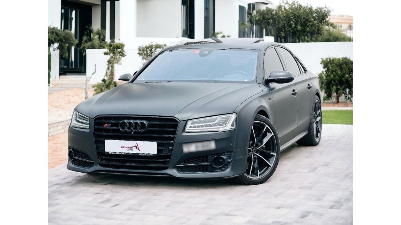 Audi S8 TFSI quattro Plus AED 3,000 EMI | AUDI | S-8 PLUS QUATRO | 2016 | 4.0L | FULL SERVICE HISTORY | 0% D