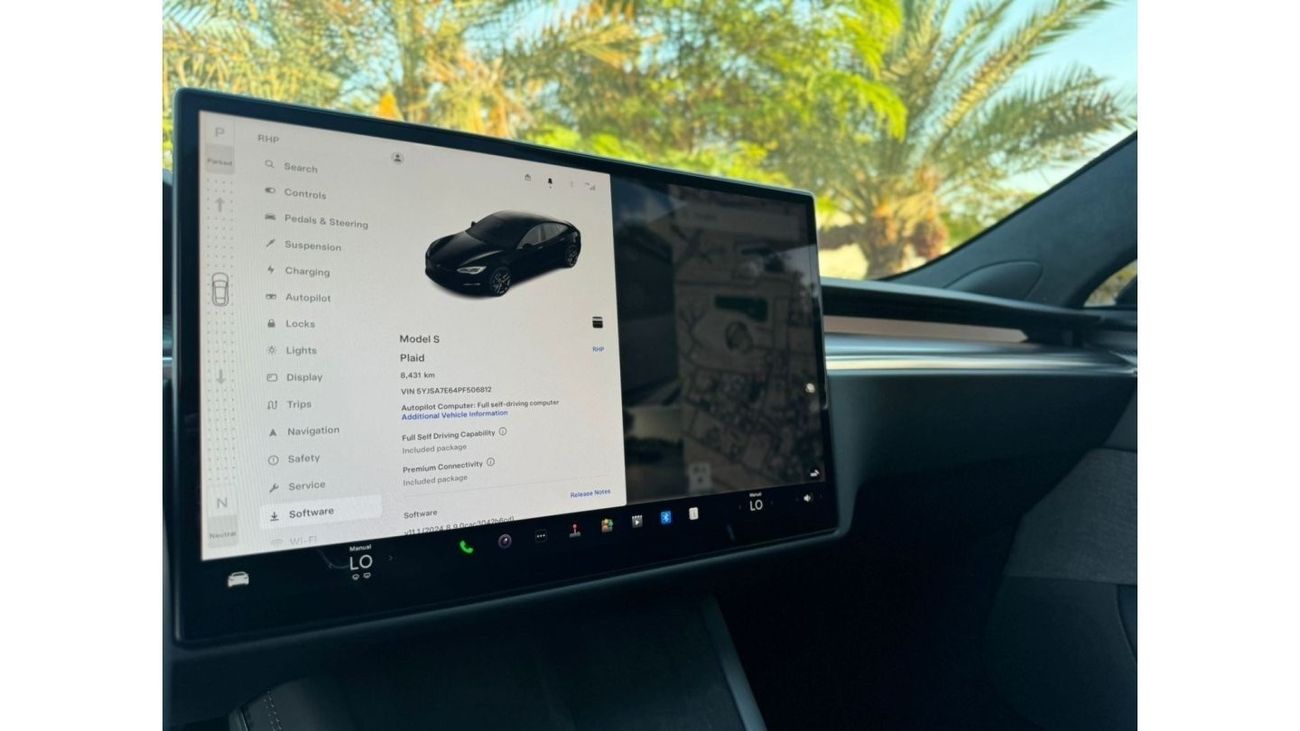 Tesla Model S TESLA MODEL S PLAID MODEL 2023 KILOMETERS 8000 GCC Specs NO ACCIDENT NO PAINT UNDER WARRANTY