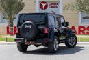 Jeep Wrangler Unlimited Sahara 3.6L Jeep Wrangler Unlimited Sahara 2023 GCC under Agency Warranty with Flexible Do